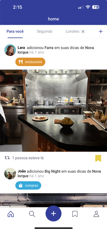 Feed view